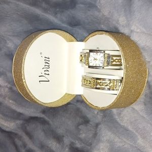 Vivani watch and bracelet